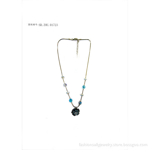 Fashionable Alloy Necklace Sets 1723